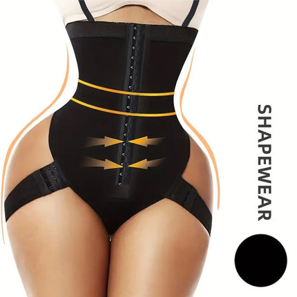 European and American Thin Tummy Control Shapewear Bodysuit Women's High-Waisted Hip-Lifting Shapewear Pants Waist Trainer Body Shaper Pants