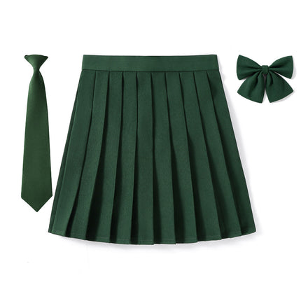 Factory Outlet in stock New High Waist Japanese plus size Animation Pleated Skirt Spring and Autumn COS Class Uniform School Uniform Men's and Women's Skirt