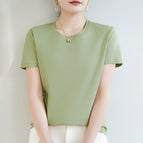 Round neck tiffany green / S