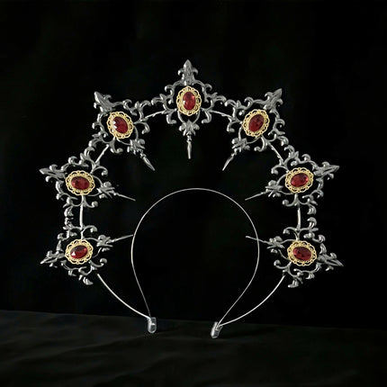 LOLITA Lolita Our Lady Halo Crown Dark Gothic Hair Accessories Dress Up Exaggerated Catwalk Performance Headwear