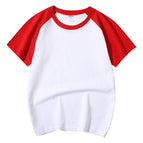 Children's short-sleeved t-shirt children's style-red / 100cm