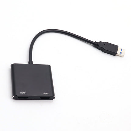 Direct selling factory wholesale USB to dual HDMI converter I 1/2 HD USB3.0 to HDM adapter