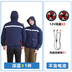 22 navy +12v fan / 3XL