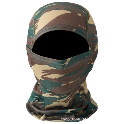 New cross-border motorcycle headgear outdoor dustproof sun riding mask balaclava cap summer tactical camouflage