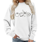 White (black font) / S