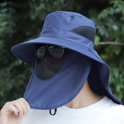 Mask Anti-mosquito Visor Hat Men's Summer Outdoor Fishing Sunscreen Fisherman Hat Shawl Face Covering Men's Sun Hat