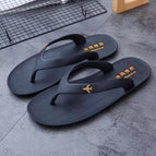 Vietnamese rubber flip-flops (black bottom and black belt) / Size 5 (recommended size 39 feet)
