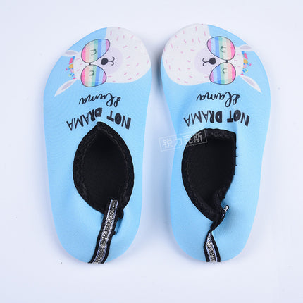 Cartoon Children's Beach Shoes Hard Sole Wading Shoes Diving Equipment Snorkeling Shoes and Socks Barefoot Swimming Shoes Diving Socks Quick-drying