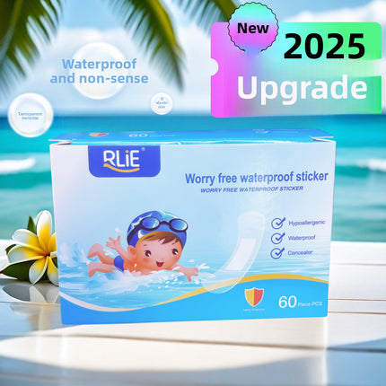 Worry-Free Waterproof Band-Aid Pu High-Viscosity Transparent Invisible Portable Breathable Anti-Wear Foot Baby and Kidsren Can Take a Bath and Swim