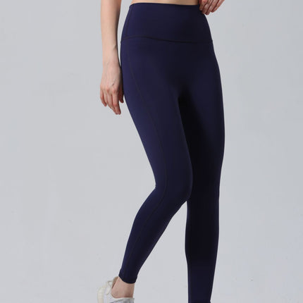 Foreign Trade Cross-border Europe and the United States No Embarrassment Line Naked Yoga Pants Women's High Waist Abdominal Fitness Pants Sports Tight Pants