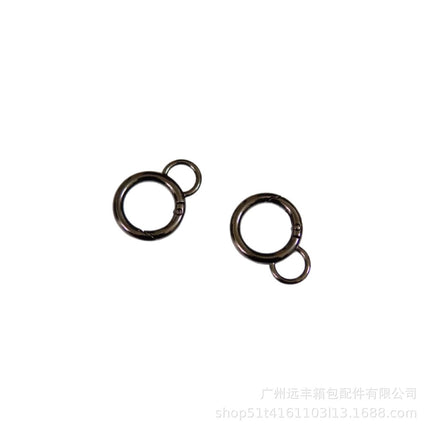 Alloy Open-Ended Ear Spring Buckle Key Hook Ring Outdoor Climbing Key Hook Open Circle Activity Buckle