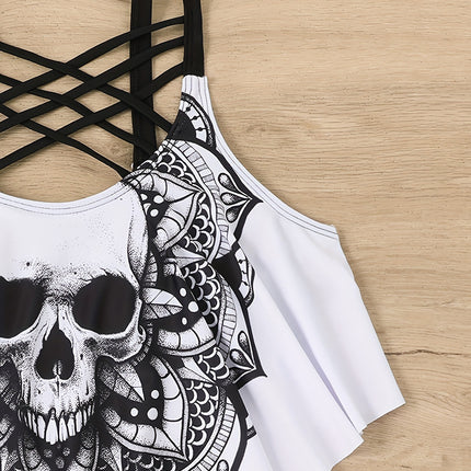 European and American swimsuit 2024 new fashion sexy tether chain bikini swimsuit two-piece wholesale foreign trade
