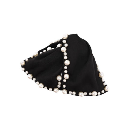 New College Style Triangle Clip with Contrasting Polka Dots and High-End Shark Clip for Hairpin Head Accessories on the Back of the Head
