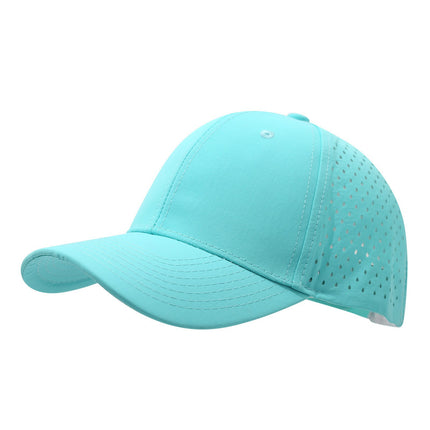Amazon's Best-Selling Waterproof Quick-Dry Six-Panel Half-Drilled Hard-Top Sports Outdoor Sun-Protection Cap with a Small Face-Slimming Design