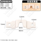 Thickened silver horizontal straight hanging/1 (excluding screws)