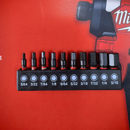 10-hole hexagon socket head plum blossom head suit black S2 material impact resistant 25,50 long cross-border Amazon