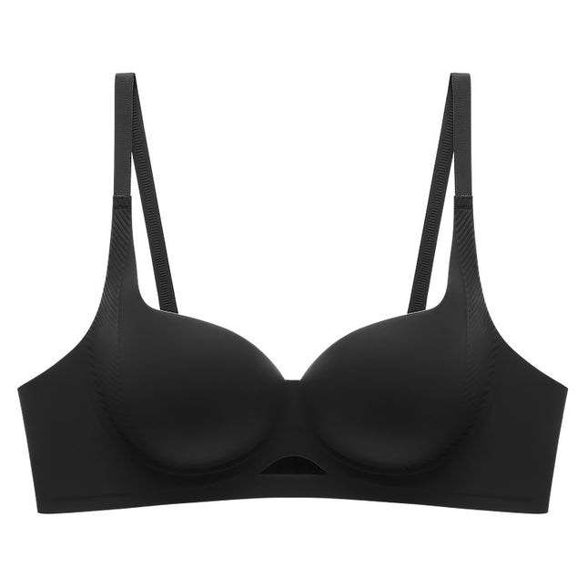 New Hollow-Out Seamless Push-Up Comfortable One-Piece Bra for Women with Small Breasts, No Steel Rims, Breast-Retracting Anti-Sagging Bra