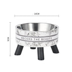 Flowers goblet bowl stainless steel / Independent color box packaging