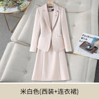 Off-white (suit + dress) / S