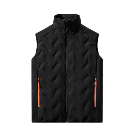 Fashionable Men's Vest Trendy Autumn and Winter New Casual Vest Women's Sports Stand Collar Vest Men's Couple Style Vest