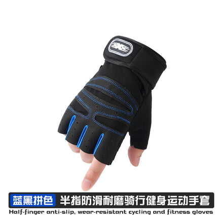 Customized Half-Finger Sports Gloves for Men, Outdoor Cycling Training Protective Wear-Resistant Fitness Touch Screen Tactical Gloves Wholesale