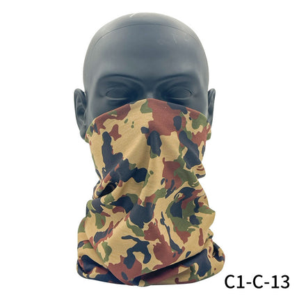 Outdoor Seamless Versatile Magic Headscarf for Men and Women, Cycling Mask, Neck Gaiter, Windproof Neck Scarf, Summer Sun Protection, Quick-Drying