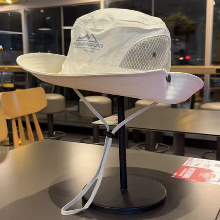 Mountain Camping Style Men's Summer Sun Hat Hiking Sun Protection Outdoor Mountaineering Anti-Uv Women's Fisherman Hat Fishing Hat