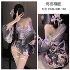 Purple kimono / S