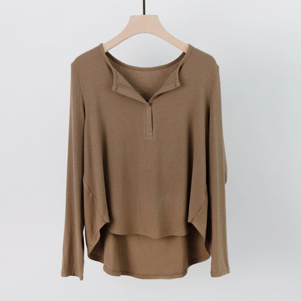 Summer New Style Yoga Top Long-Sleeved Women's Ribbed Loose Blouse Quick-Drying Running Sports Long-Sleeved Quick-Drying T-Shirt for Women