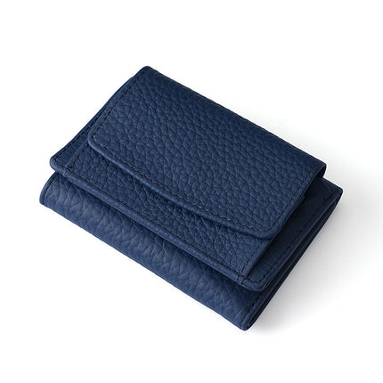 Japan Amazon Lotte Women's Genuine Leather Small Purse rfid Coin Bag Wallet Foreign Trade Mini Short Money Cloth