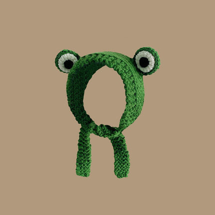 The Same Hat as Piyou, Green Shrek Cartoon, Funny and Cute Strawberry Hood, Knitted Woolen Hat for Winter