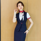 Blue vest for women / S