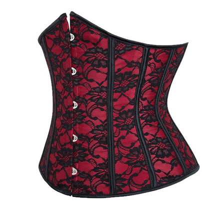 New Style Crimson Short Waist Seal Waist Clip Body-shaping Bone-shaping Garment Tunic Abdomen-tucking Women's Straight Hair Factory