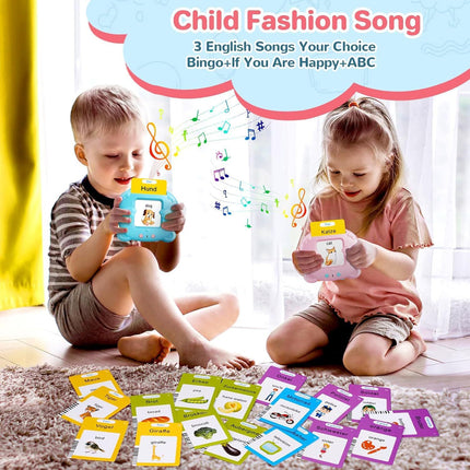 Cross-Border German Card Machine Talking Flash Cards German Card Machine Xiongbao Russian Early Education Machine