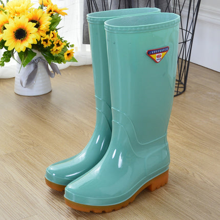 Shenshen Rain Boots for Women, Non-Slip, Waterproof, High-Top, Cotton-Padded, Warm, Suitable for All Seasons, Lightweight, Non-Slip Rubber Shoes