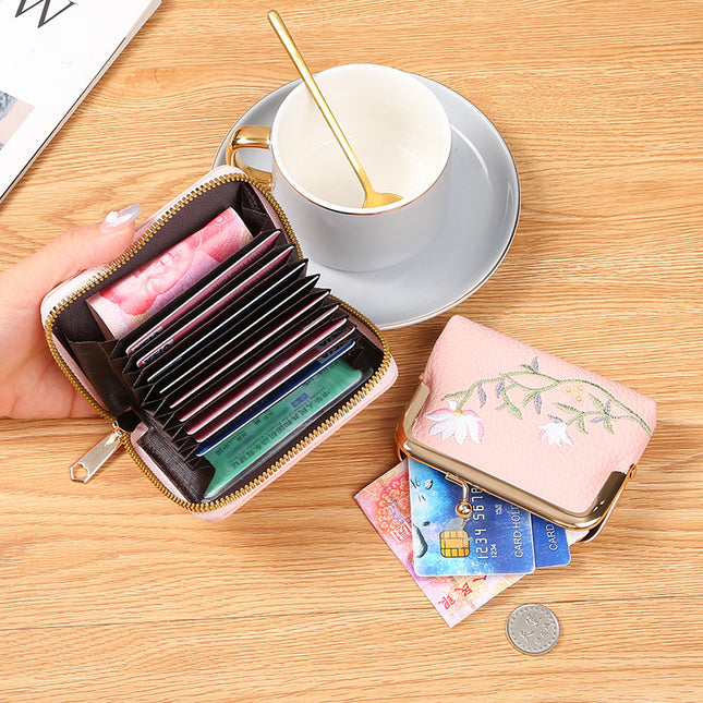 Factory direct new mini student coin purse fashion niche small wallet women's large capacity organ card bag wholesale