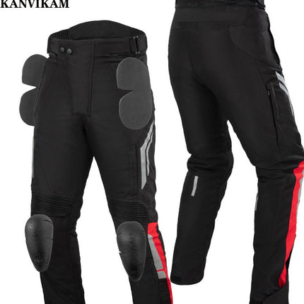 Motorcycle riding pants fan-proof car pants warm cold-proof racing pants Four Seasons drop-resistant off-road motorcycle riding pants