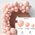 Maca orange 86PCS (send glue ribbon ball chain)