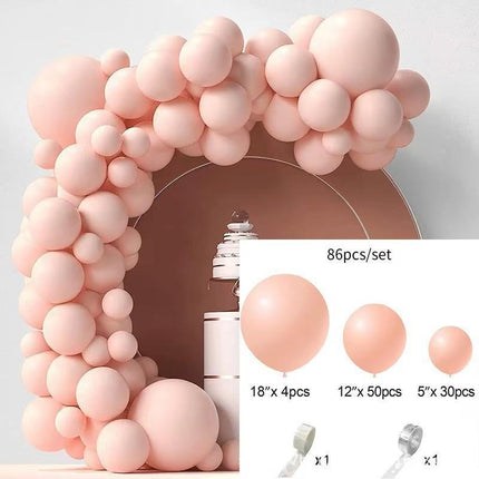 Amazon Macaron Solid Color Balloon Package Garland Wedding Birthday Party Balloon Chain Set Wedding Essential