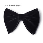 J531 black velvet horn knot