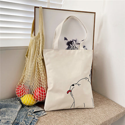 2022 Fashion Shoulder Bag Casual Oxford Cloth Printed Vegetable Bag Simple Portable Mommy Handbag