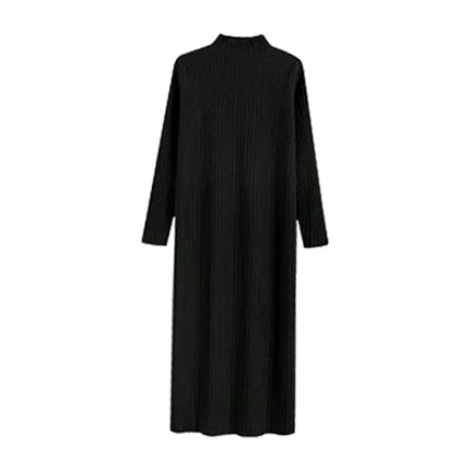 plus size chubby girl autumn and winter women's French Hepburn wind woolen cloth coat knitted sweater dress two-piece suit 200kg
