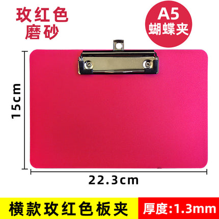 Black Butterfly small ticket holder mini board clip student homework clip order opening restaurant order folder equipment 7-inch bill