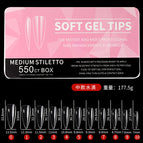 Medium water drop (550 glossy nail pieces/box)