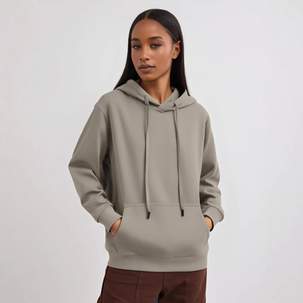 Guangdong Warehouse Women's Autumn Trendy Brand New Product 839 # 300g Dison Cotton Hoodie Sweatshirt with Double-Layer Hood, Loose Pullover