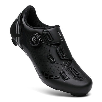 Road bike lock shoes hard bottom factory direct men's and women's mountain bike bicycle shoes lockless cycling shoes lock pedal suit