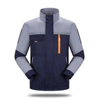 Work clothes gray with navy blue fifth generation top / Work clothes 160/s