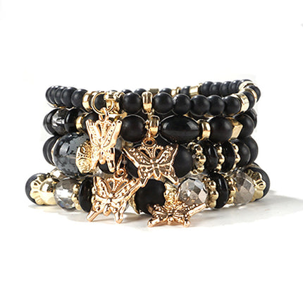 European and American Cross-Border Hot-Selling New Bohemian Bracelets Creative Tassel Multi-Layer Beaded Bracelets Fashion Jewelry