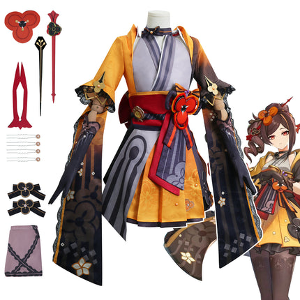 Original God cos clothing Thunder cutting Jinshi Qianzhi cosplay costume secondary anime role-playing costume