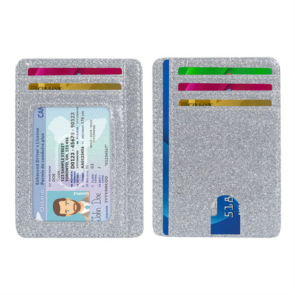 Portable Ultra-thin RFID Card Case Large Capacity Card Case Exquisite Pupi Multi-card Bank Card Credit Card